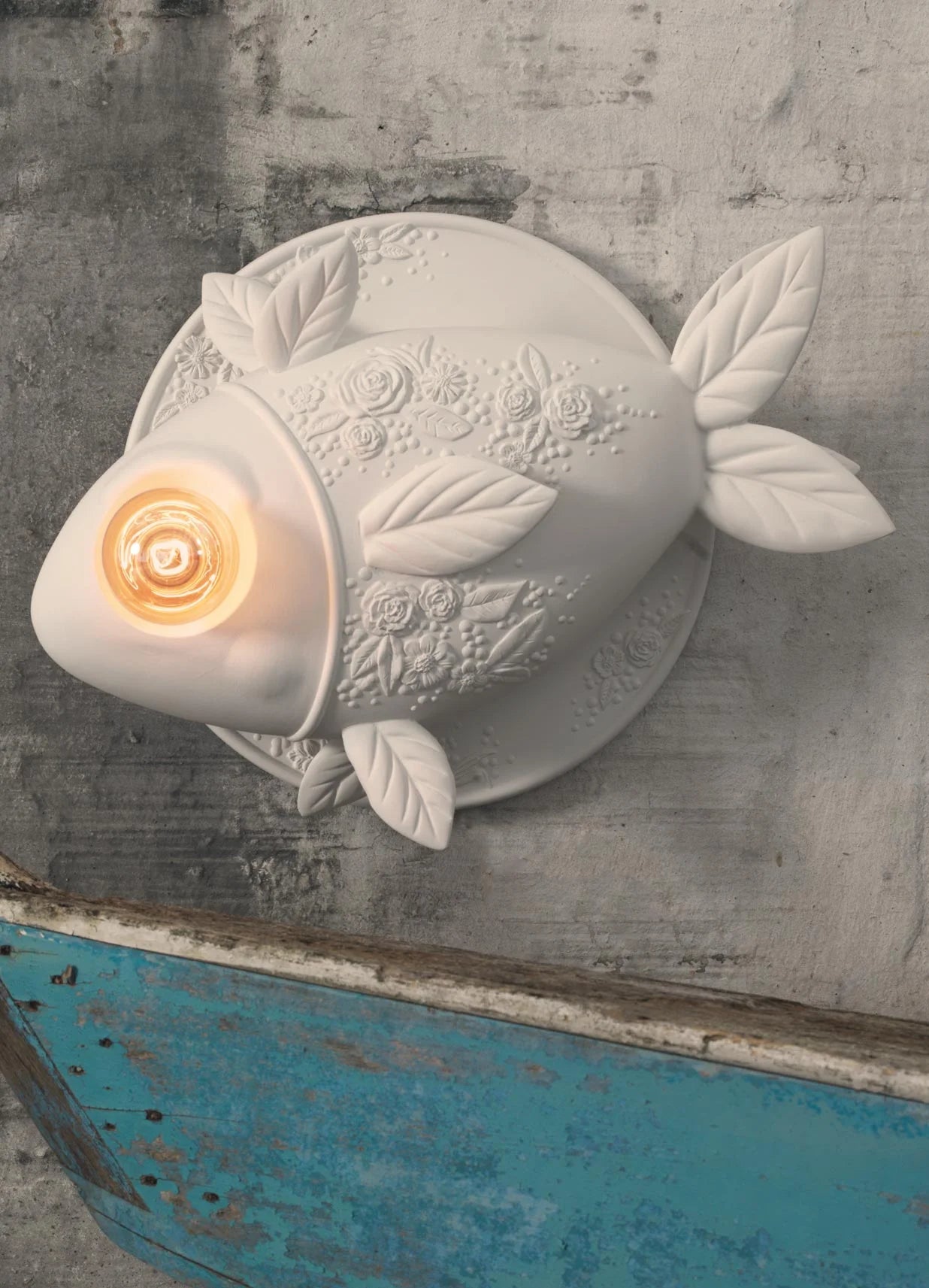 Aprile Wall Lamp AP132 by Matteo Ugolini for Karman - White