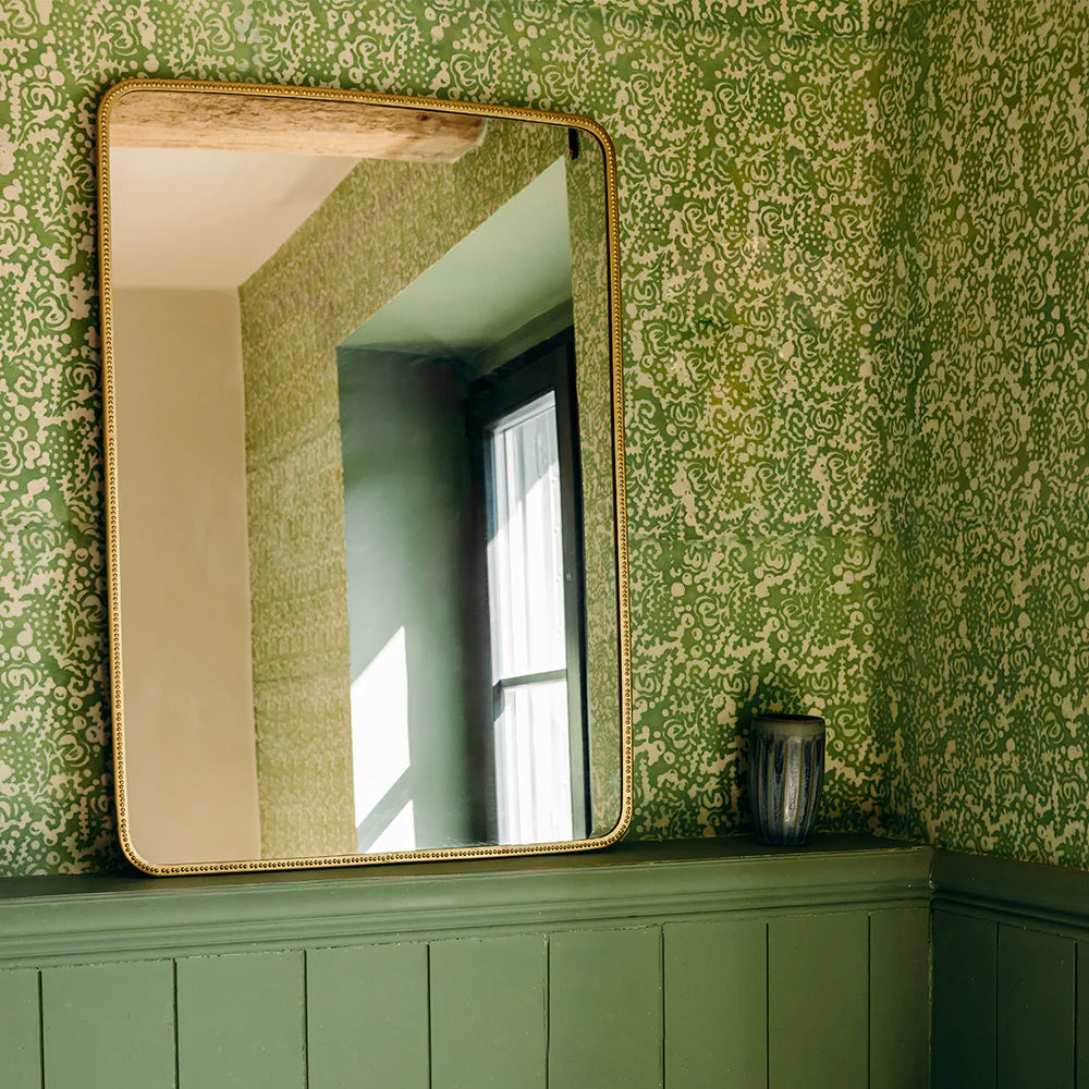Handcrafted Batik Wallpaper | Liberty Mint by Le Monde Sauvage