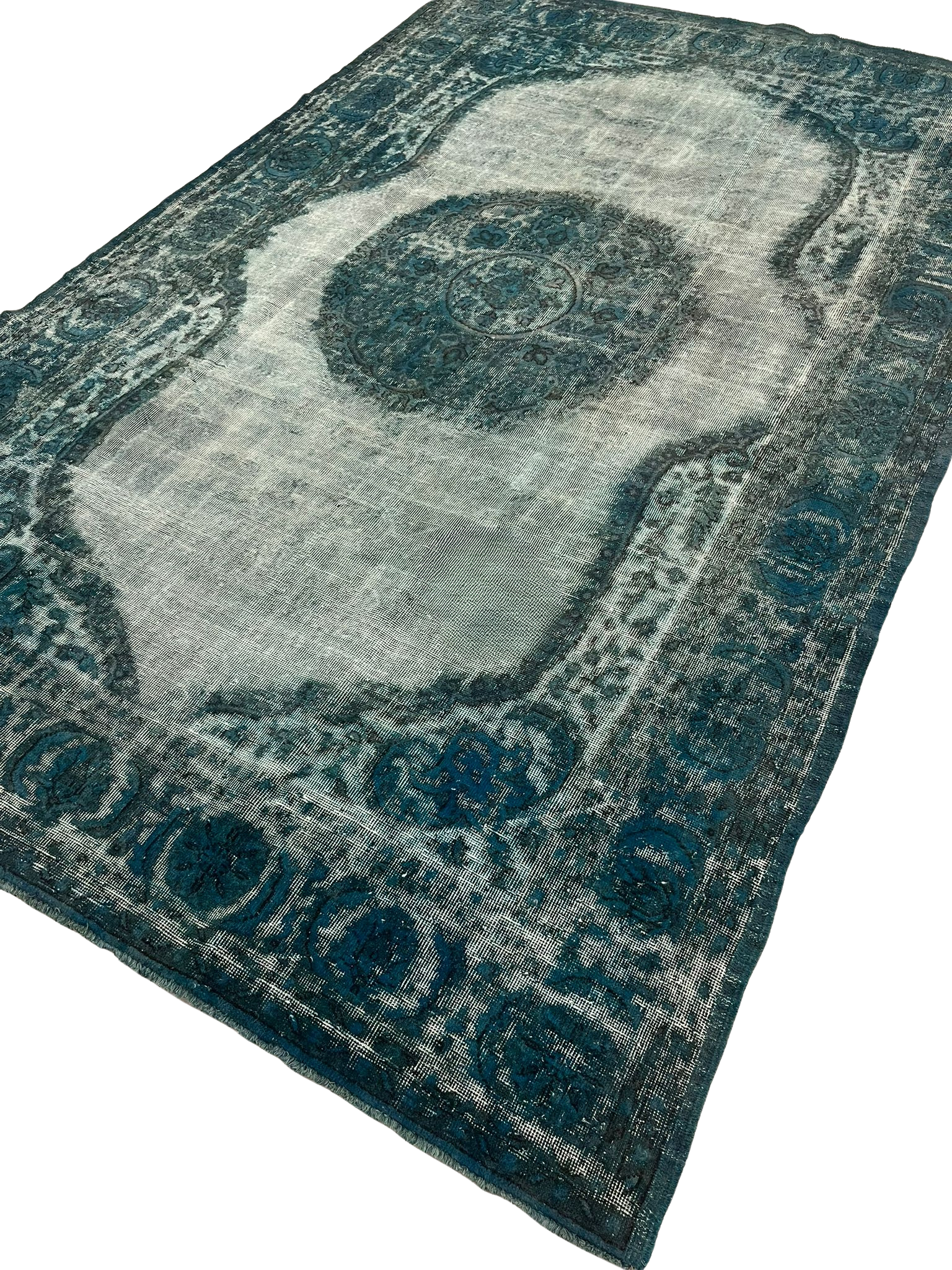 Vintage Indigo - Hand-Knotted Turkish Rug by Mohebban