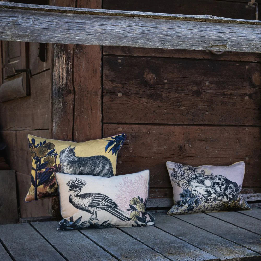 Bestiaire Cushion Léon by Le Monde Sauvage