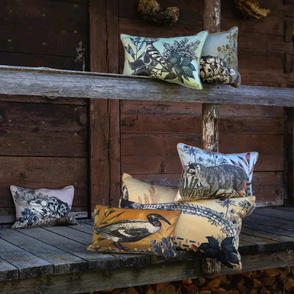 Bestiaire Cushion Daffy by Le Monde Sauvage