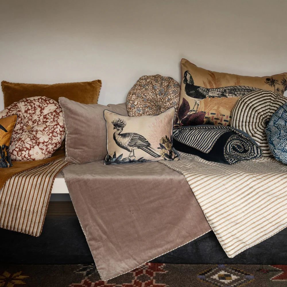 Bestiaire Cushion Léon by Le Monde Sauvage