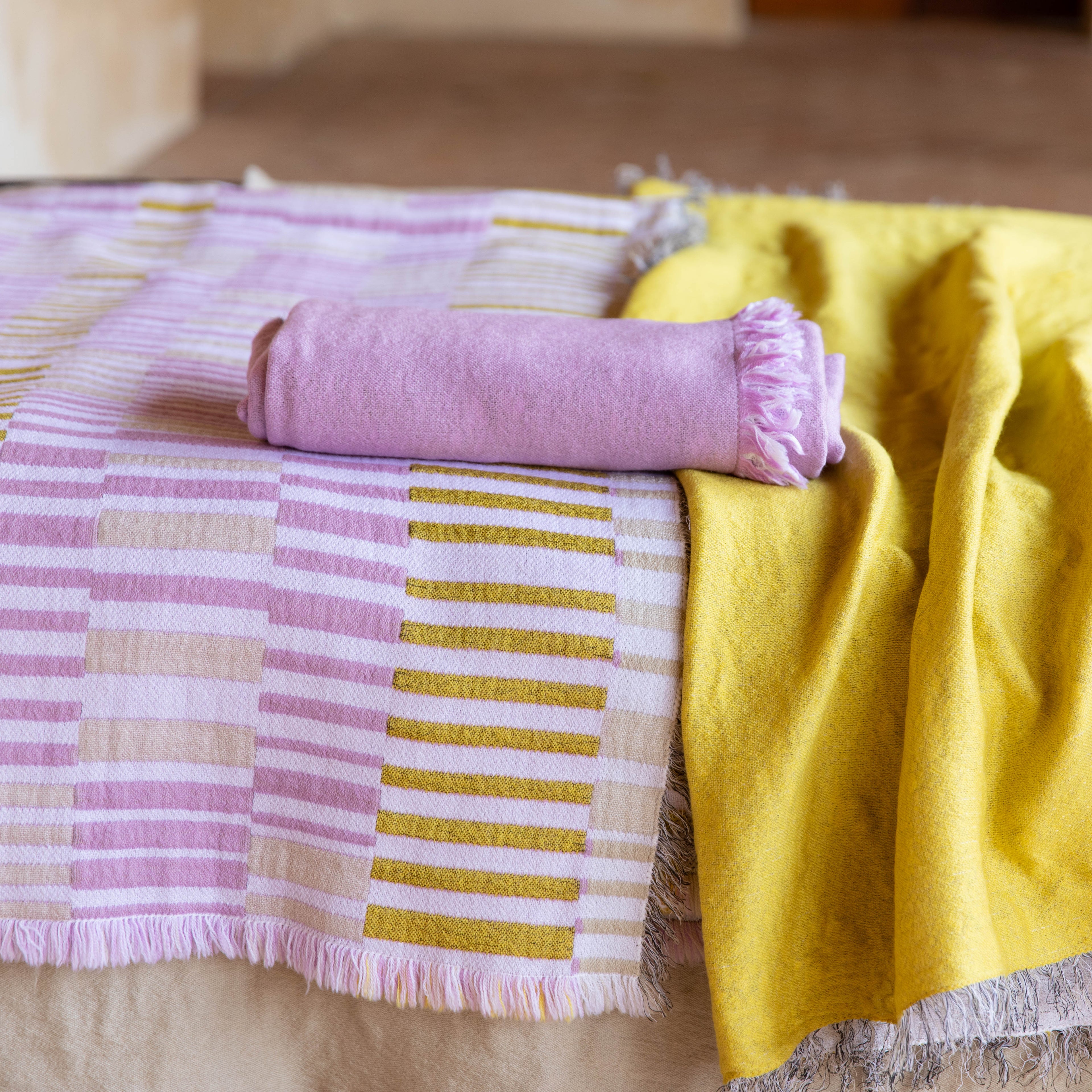 Domino Throw Blanket by Arcolaio