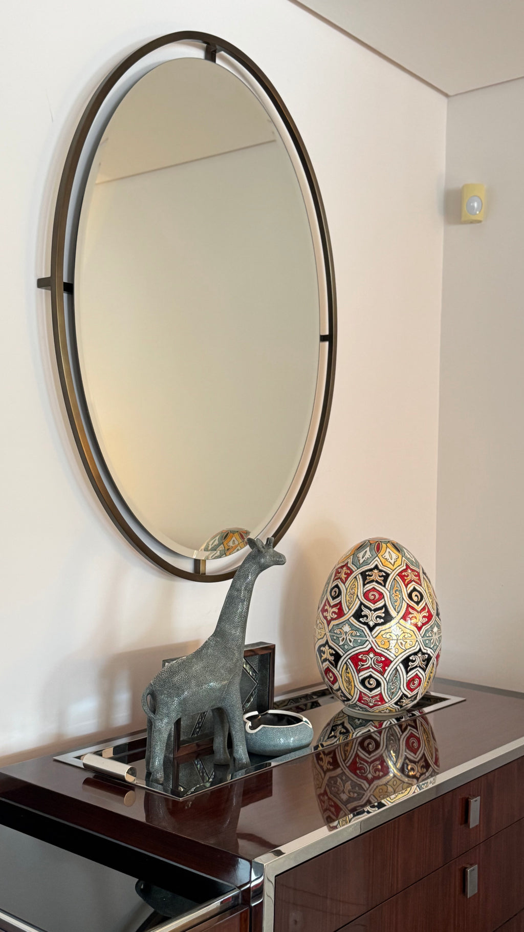 Gordone Oval Mirror by RV Astley