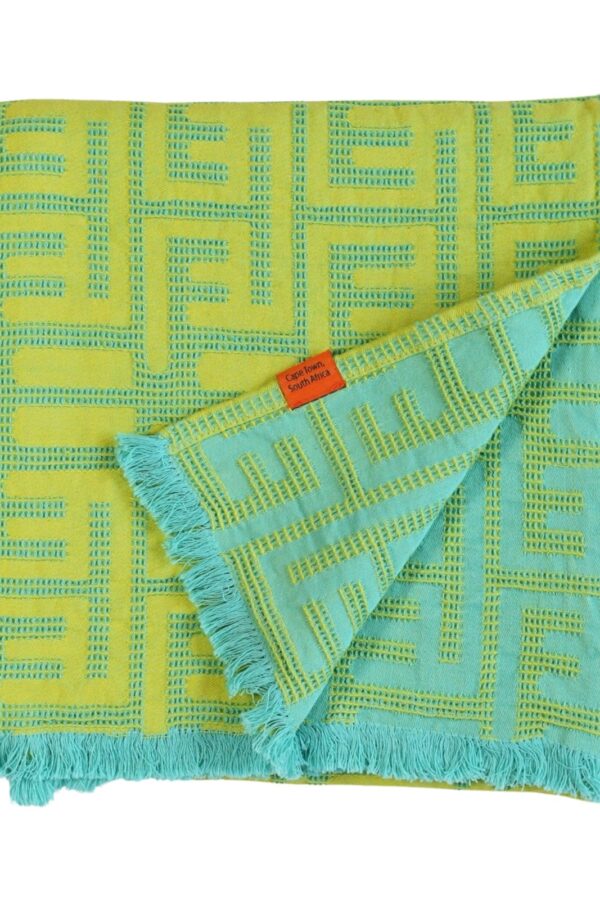 Kuba Summer Beach Towel by African Jacquard