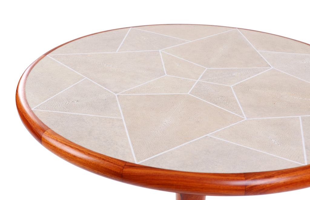 Rosace Shagreen Table by La Galuche