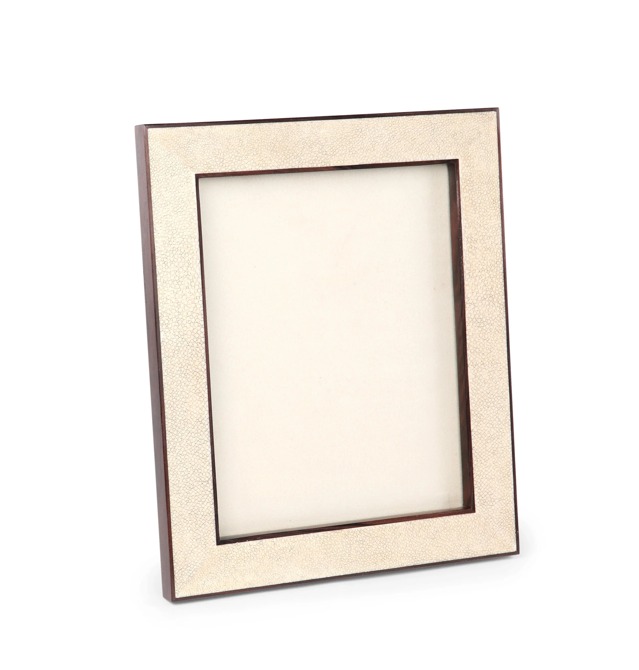Luxury Shagreen Photo Frame with Ebony (8x10") by La Galuche