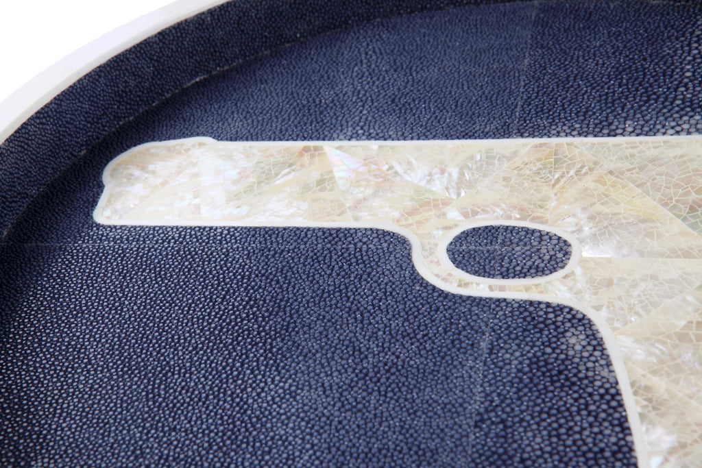 Shagreen Gun Tray by La Galuche