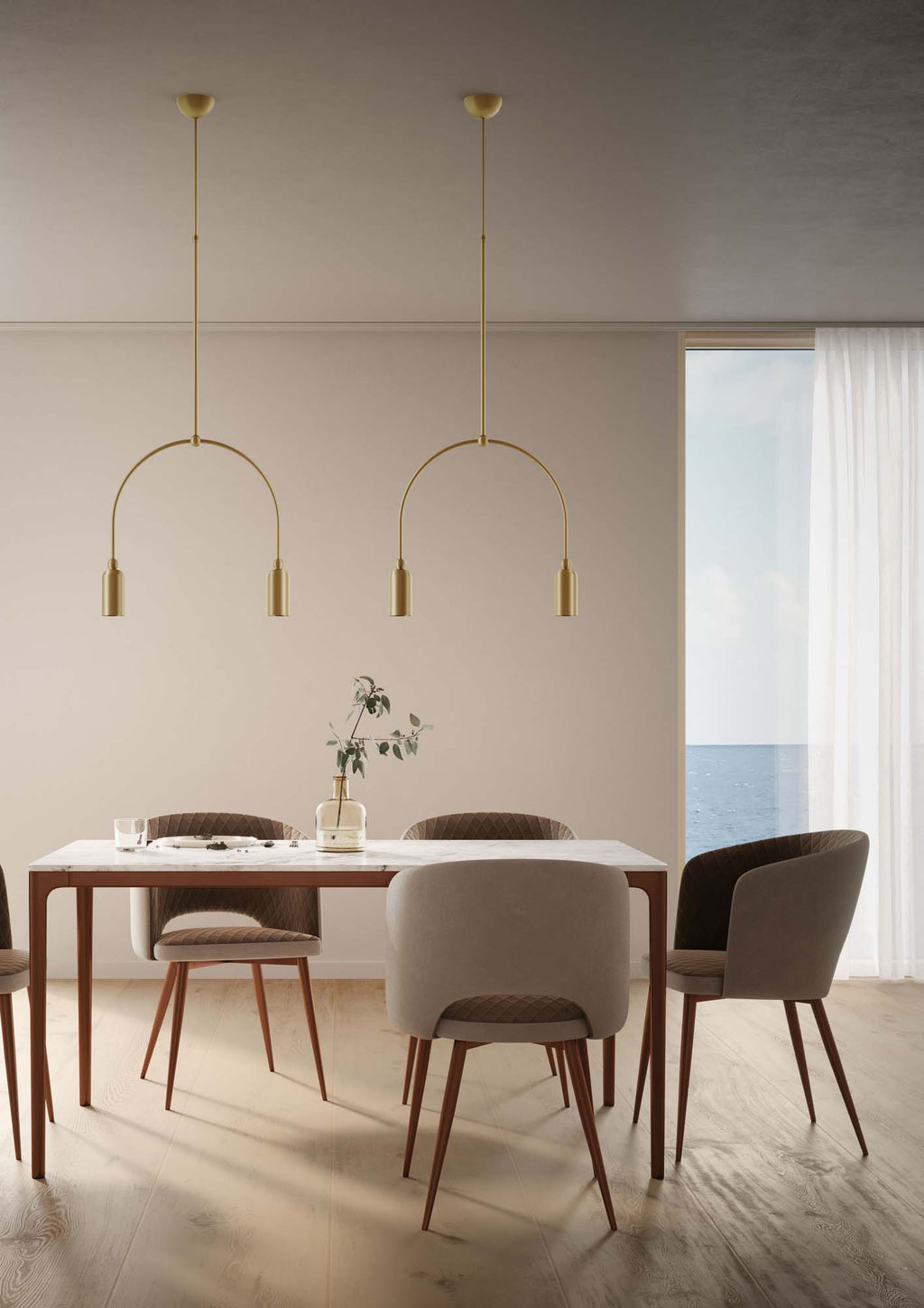 Madame Double Pendant Lamp by DT Studio for Il Fanale