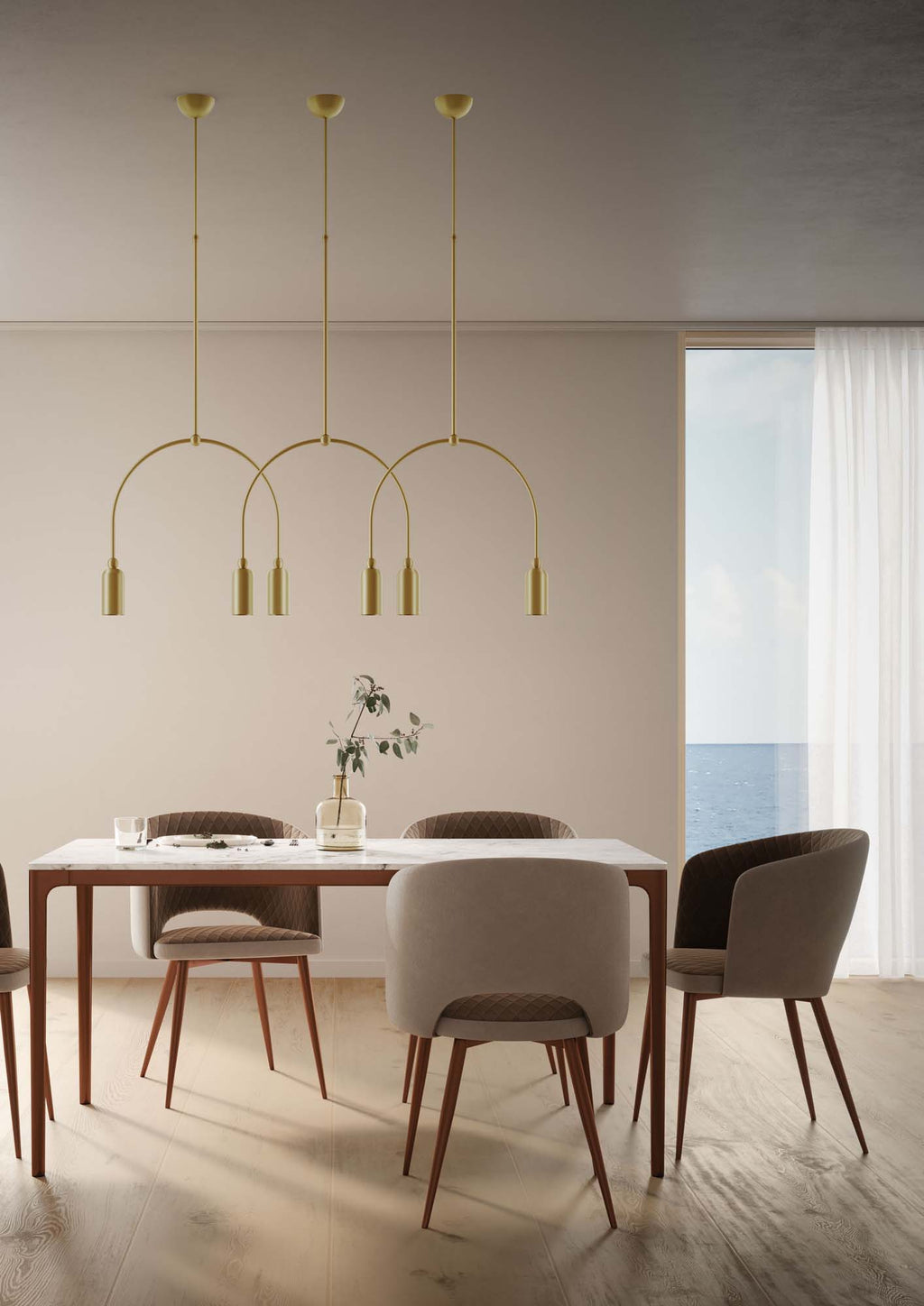 Madame Double Pendant Lamp by DT Studio for Il Fanale