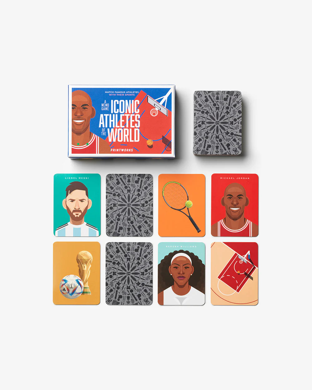 ATHLETES MEMO Game by Printworks