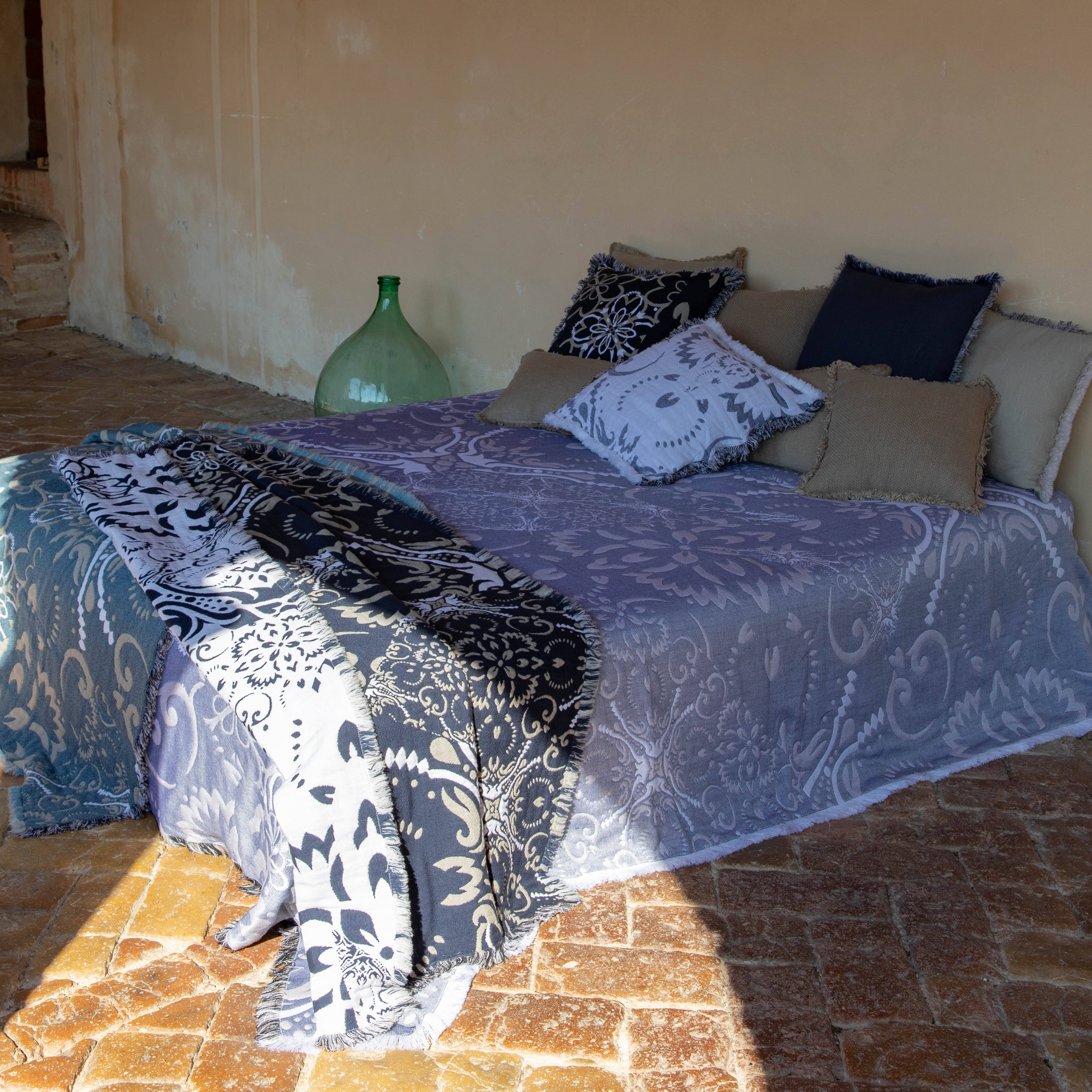 Reticoli Throw Blanket by Arcolaio