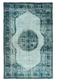 Vintage Indigo Turkish Rug - 347x218cm by Mohebban