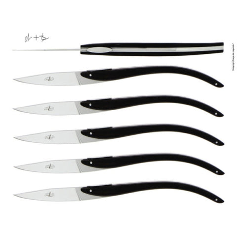 Anne-Sophie Pic Table Knives - Set of 6 by Forge de Laguiole