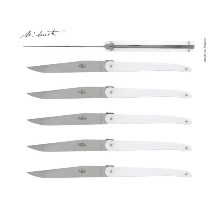 Jean-Michel Wilmotte Table Knives - Set of 6 by Forge de Laguiole