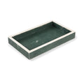 Modern Shagreen Key Tray with Bone Trim by La Galuche
