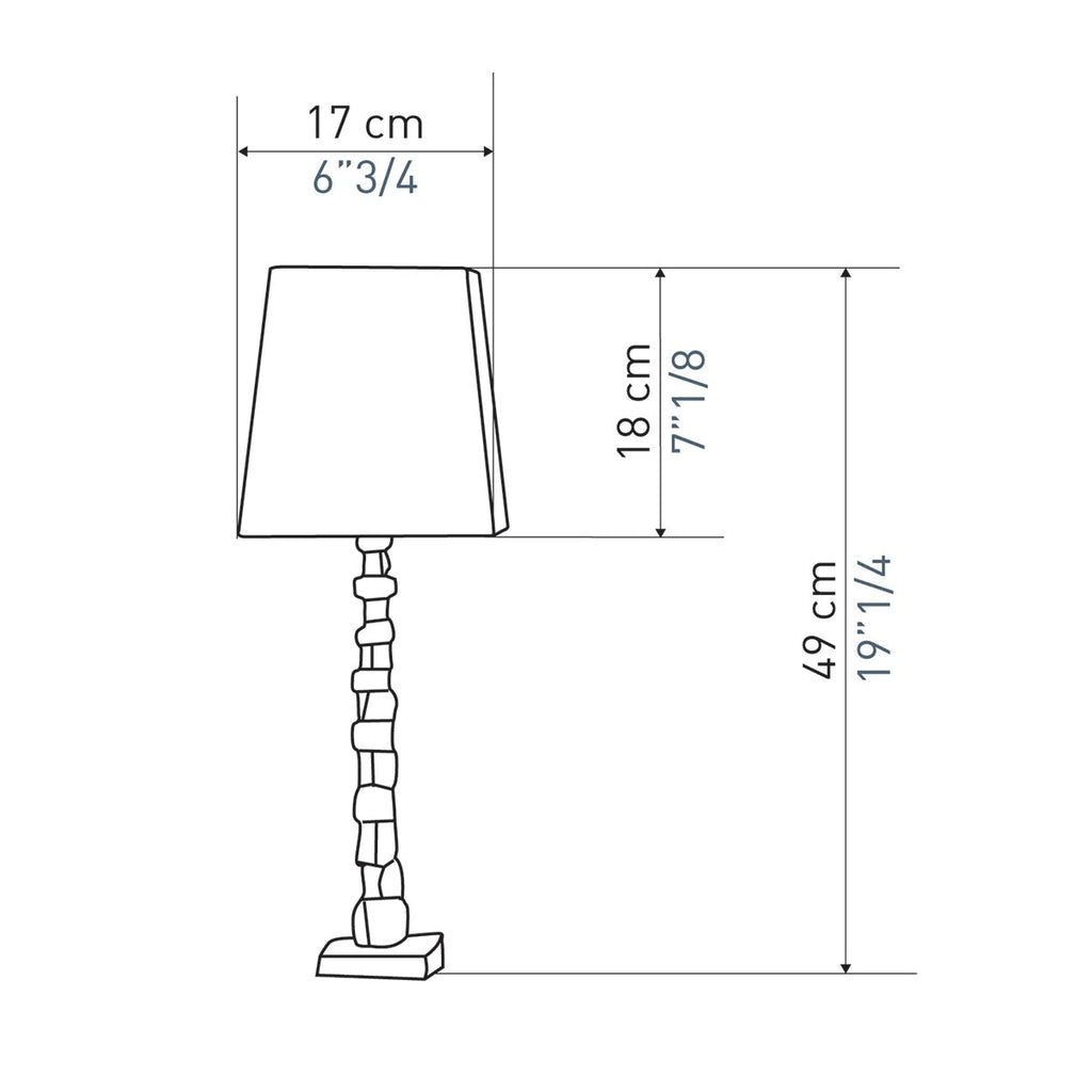 Petite Fragile Table Lamp by Objet Insolite