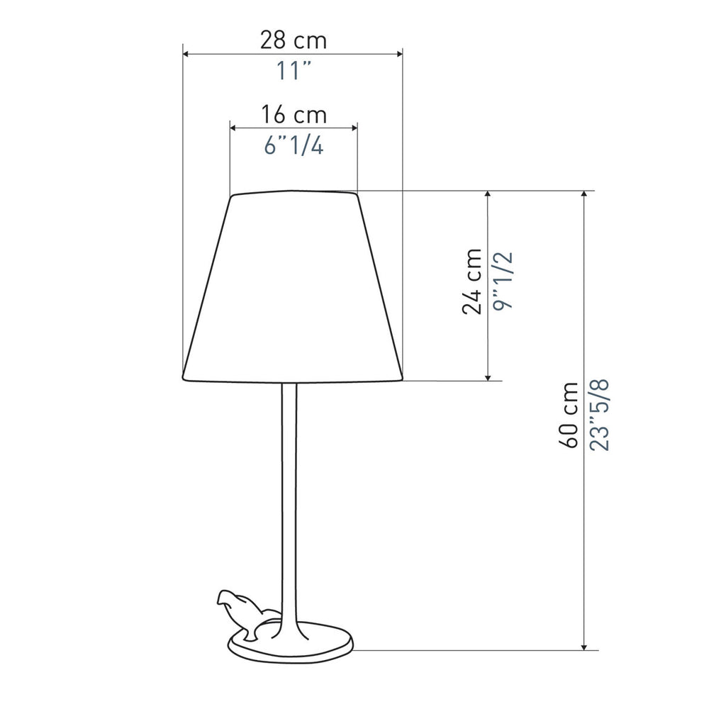 Plume Table Lamp by Objet Insolite