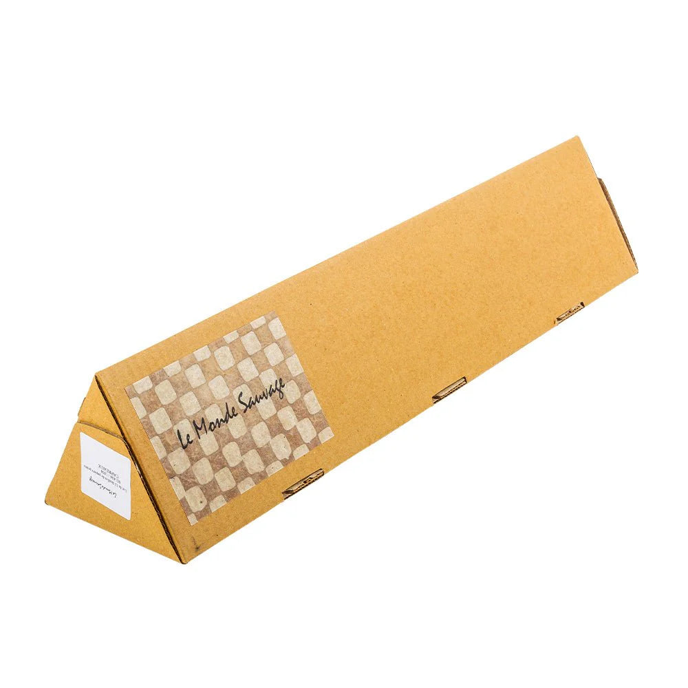 Handcrafted Batik Wallpaper | Beige Tile by Le Monde Sauvage
