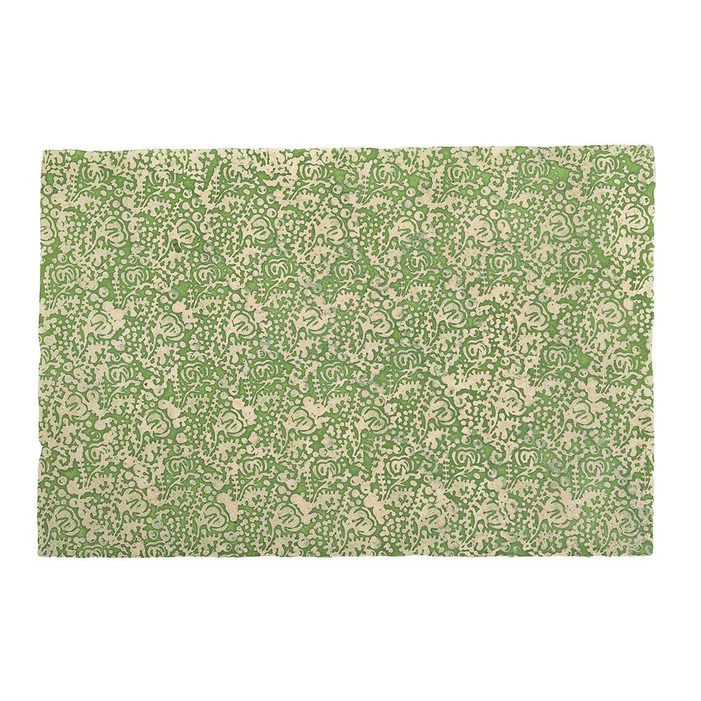 Handcrafted Batik Wallpaper | Liberty Mint by Le Monde Sauvage