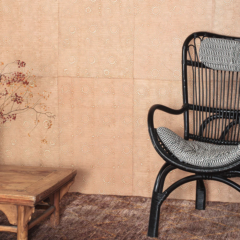 Handcrafted Batik Wallpaper | Makeup by Le Monde Sauvage