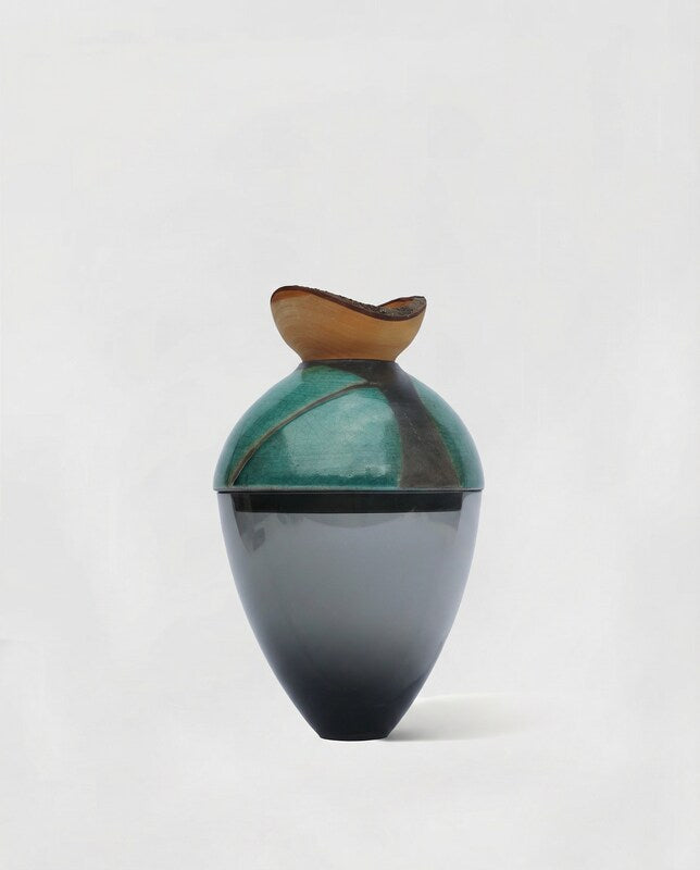 Handcrafted Butterfly Raku Vessel by Utopia & Utility