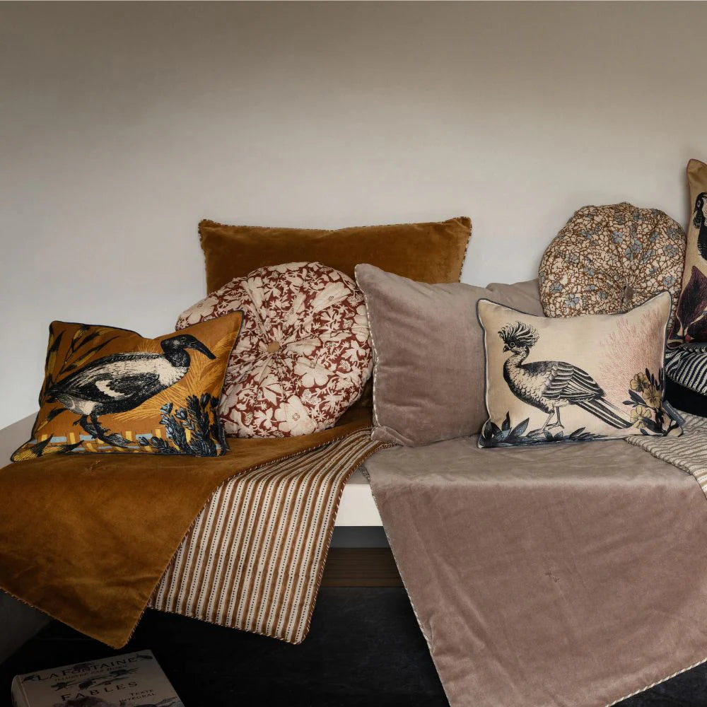 Bestiaire Cushion Daffy by Le Monde Sauvage